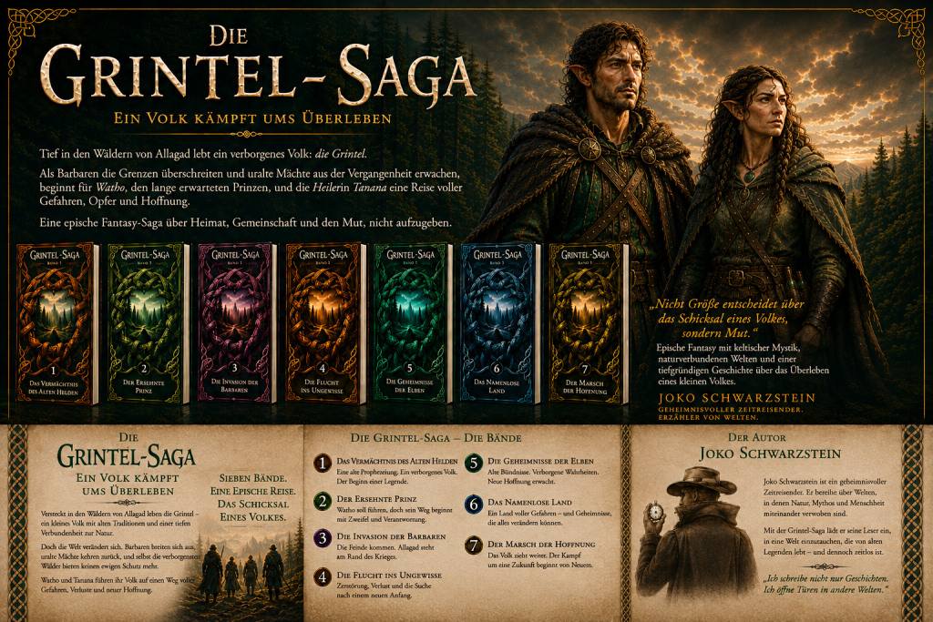 Illustration zur GRINTEL-SAGA aus der Fantasy-Welt Allagad